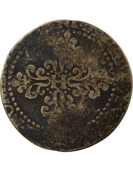 Henri III Au Col Plat 1/4 franc Argent 1577-1578 A - Paris