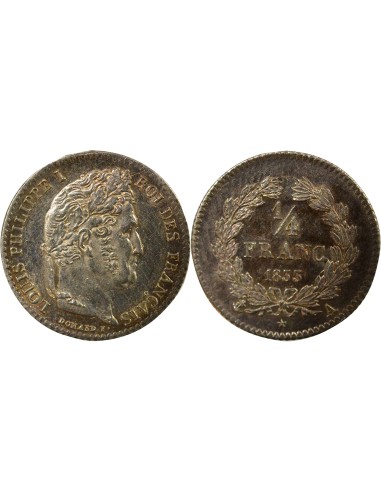 Louis-Philippe Ier 1/4 franc Argent 1833 A - Paris