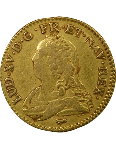 Louis XV Au Buste Habillé 1 louis d'or Or 1726 A - Paris