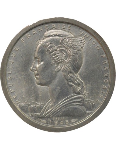 Saint Pierre & Miquelon 2 francs Aluminium 1948 A Paris