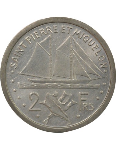 Saint Pierre & Miquelon 2 francs Aluminium 1948 A Paris