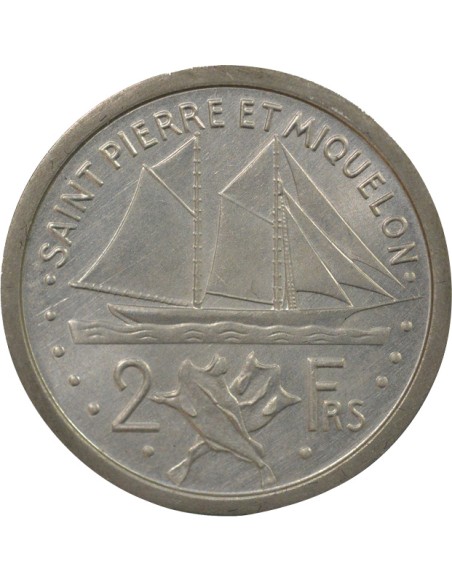 Saint Pierre & Miquelon 2 francs Aluminium 1948 A Paris