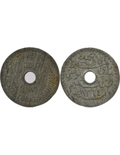 Tunisie Lamine Bey 10 centimes Zinc 1945 A Paris