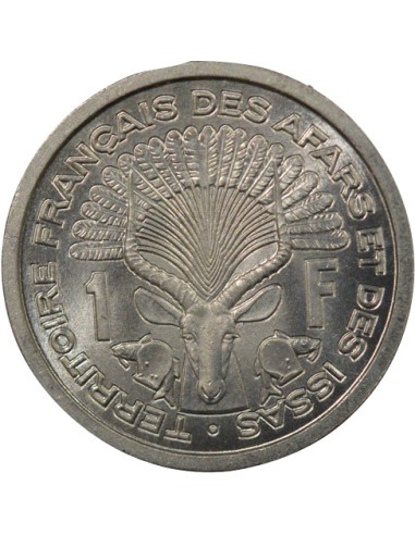 Djibouti 1 franc Aluminium 1969 A Paris