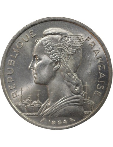 Comores 5 francs Aluminium 1964 A Paris