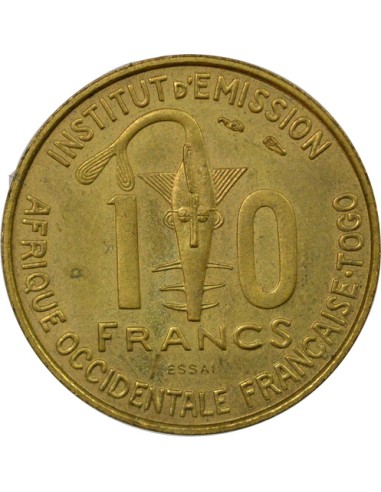 Togo 10 francs Bronze-Alu 1957 A Paris