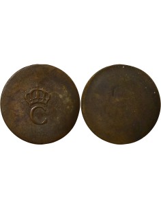 Antilles Françaises Louis XVI 2e Type 1 sol Billon 1779-1797