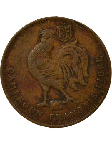 France Libre 50 centimes Bronze 1943 SA Pretoria