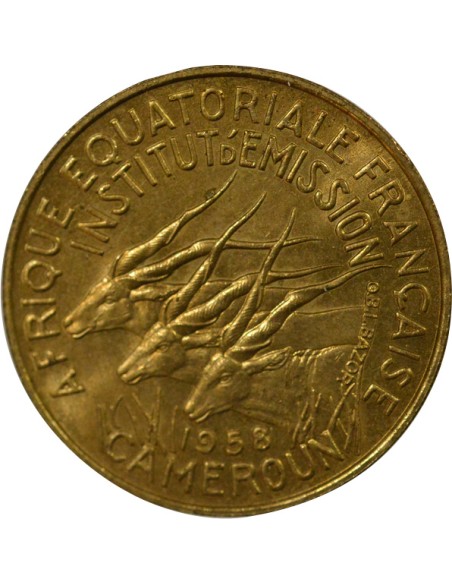 Cameroun 10 francs Bronze-Alu 1958 A Paris