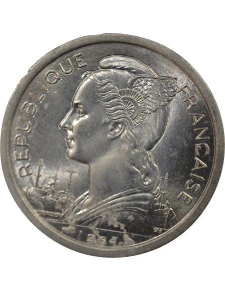 Comores 2 francs Aluminium 1964 A Paris