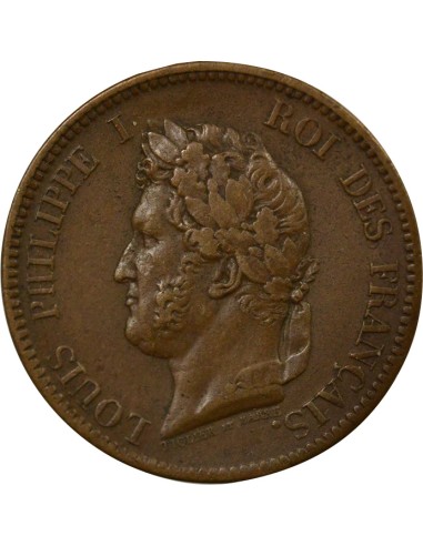 Colonies Françaises Louis-Philippe Ier 5 centimes Bronze 1839 A - Paris