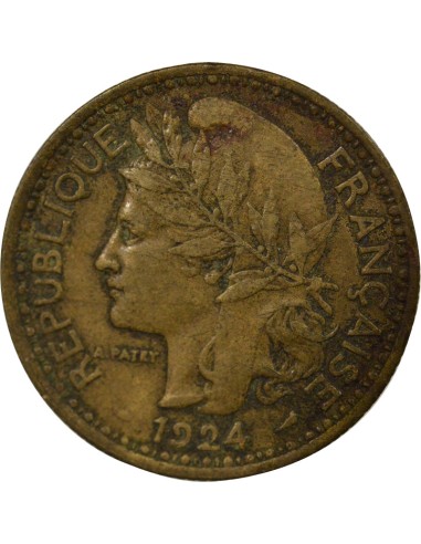 Cameroun Mandat Français 2 francs Bronze-Alu 1924 A Paris