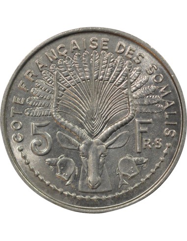 Somaliland 5 francs Aluminium 1959 A Paris