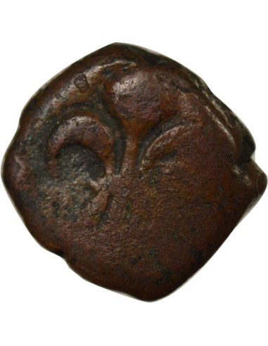 Indes Françaises Louis XV 1/2 doudou Bronze 1715-1774 Pondichéry