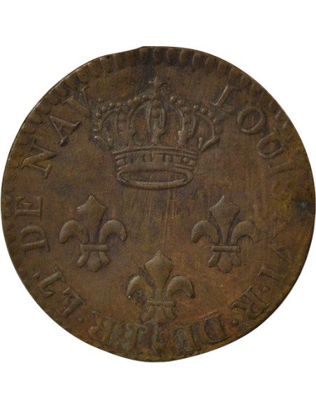 Guyane Française Louis XVI 2 sous Billon 1789 A - Paris