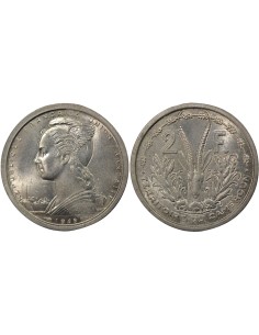 Cameroun 2 francs Aluminium 1948 A Paris