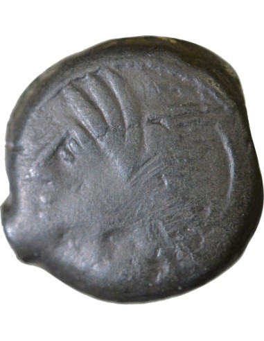 Gaule (Carnutes)  à l'Aigle et au Croissant 1 bronze Bronze Ie siècle Av JC