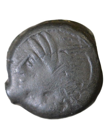 Gaule (Carnutes)  à l'Aigle et au Croissant 1 bronze Bronze Ie siècle Av JC