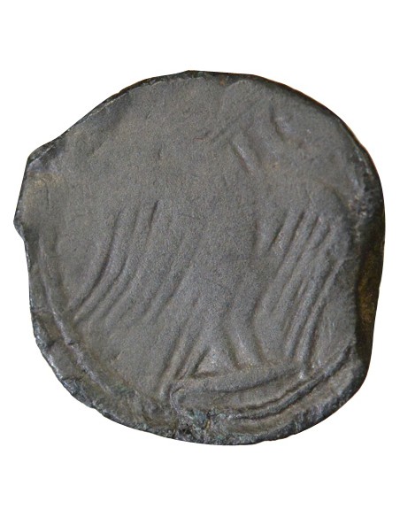 Gaule (Carnutes)  à l'Aigle et au Croissant 1 bronze Bronze Ie siècle Av JC