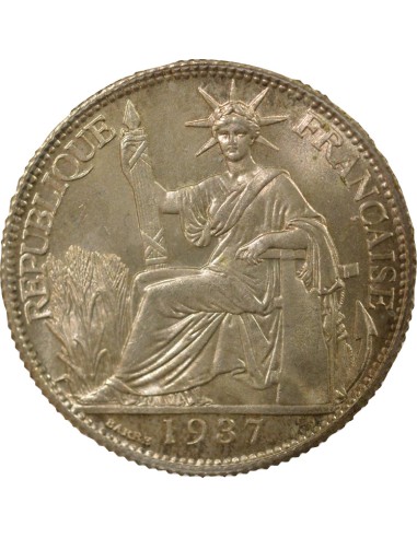 Indo-Chine Fr. 20 centimes Argent 1937 A Paris