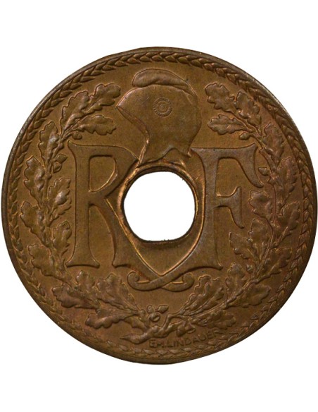 Indo-Chine Fr. 1/2 centième Bronze 1937 A Paris