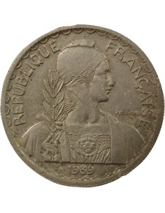 Indo-Chine Fr. 20 centième Nickel 1939 A Paris 2