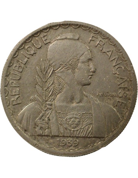 Indo-Chine Fr. 20 centième Nickel 1939 A Paris