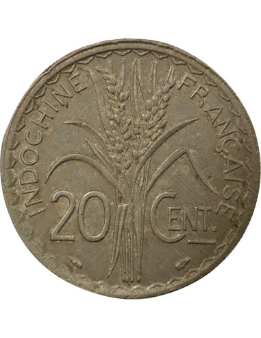 Indo-Chine Fr. 20 centième Nickel 1939 A Paris
