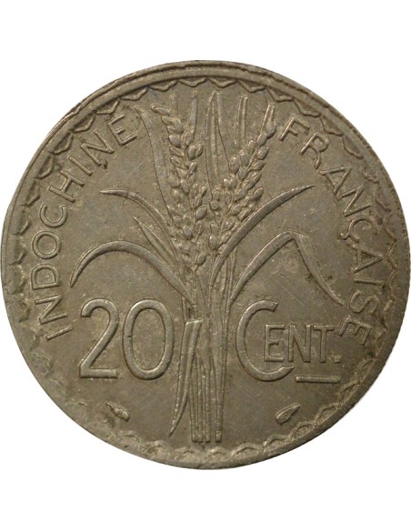 Indo-Chine Fr. 20 centième Nickel 1939 A Paris
