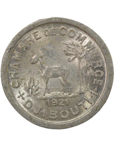 Djibouti Chambre de Commerce 5 centimes Aluminium 1921 A Paris