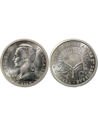 Djibouti 2 francs Aluminium 1968 A Paris