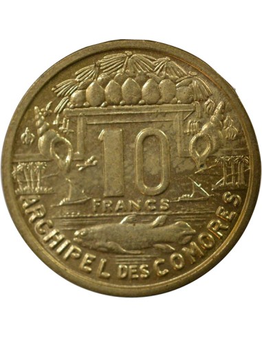 Comores 10 francs Bronze-Alu 1964 A Paris