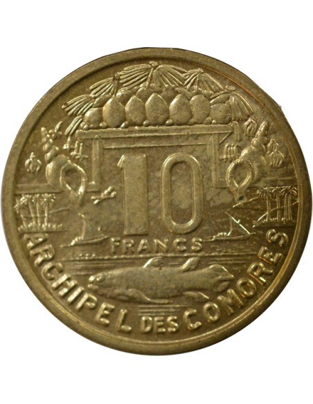 Comores 10 francs Bronze-Alu 1964 A Paris