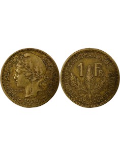 Cameroun Mandat Français 1 franc Bronze-Alu 1925 A Paris