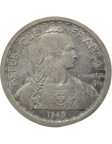 Indo-Chine Fr. 10 centimes Aluminium 1945 A Paris