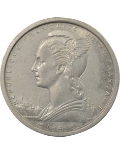 Etats de l'Afrique Equatoriale 2 francs Aluminium 1948 A Paris 2