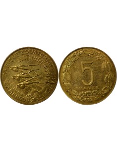 Cameroun 5 francs Bronze-Alu 1958 A Paris