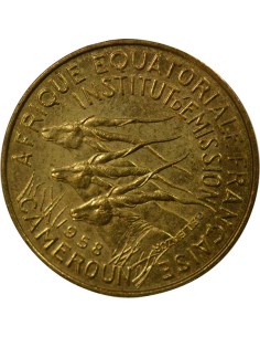 Cameroun 5 francs Bronze-Alu 1958 A Paris 2