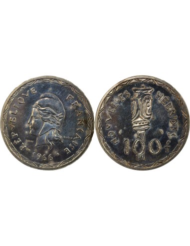 Gabon 100 francs Argent 1966 A Paris