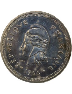 Gabon 100 francs Argent 1966 A Paris 2