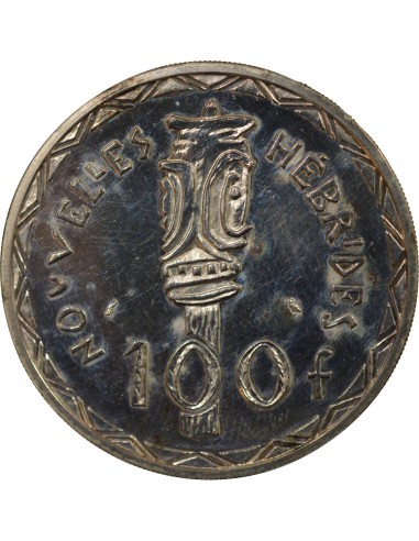 Gabon 100 francs Argent 1966 A Paris