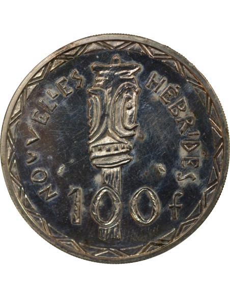 Gabon 100 francs Argent 1966 A Paris