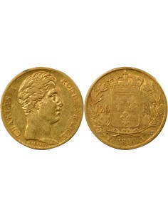 Charles X 4 1/2 Feuilles 20 francs Or 1830 A - Paris