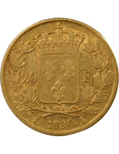 Charles X 4 1/2 Feuilles 20 francs Or 1830 A - Paris