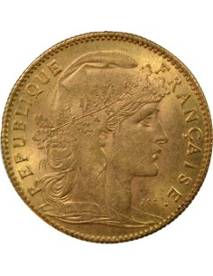 Coq 10 francs Or 1910 A Paris 2
