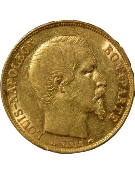 Bonaparte Charles Louis Napoléon (Napoléon III) 20 francs Or 1852 A - Paris