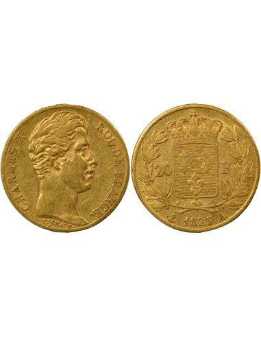 Charles X 20 francs Or 1825 A - Paris