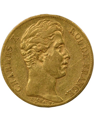 Charles X 20 francs Or 1825 A - Paris