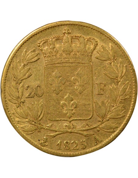 Charles X 20 francs Or 1825 A - Paris