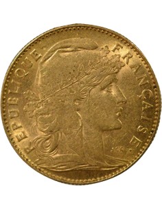 Coq 10 francs Or 1901 A Paris 2